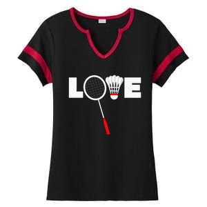 Badminton LOVE Ladies Halftime Notch Neck Tee