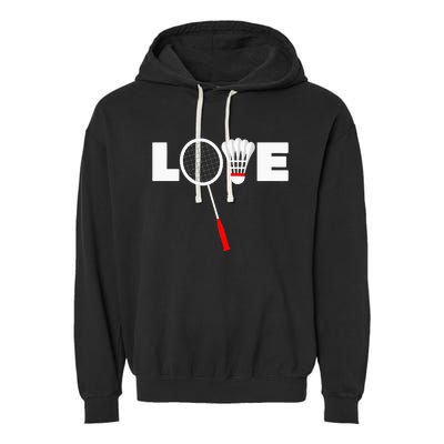 Badminton LOVE Garment-Dyed Fleece Hoodie