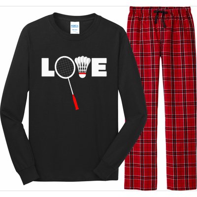 Badminton LOVE Long Sleeve Pajama Set