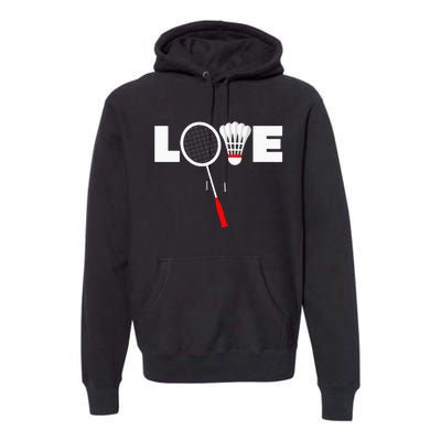 Badminton LOVE Premium Hoodie