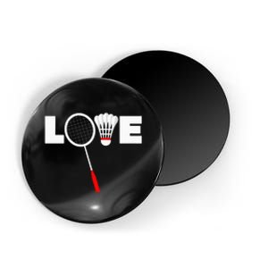 Badminton LOVE Magnet