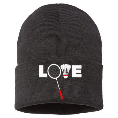 Badminton LOVE Sustainable Knit Beanie