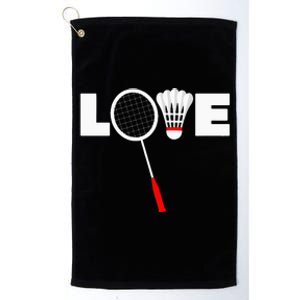 Badminton LOVE Platinum Collection Golf Towel