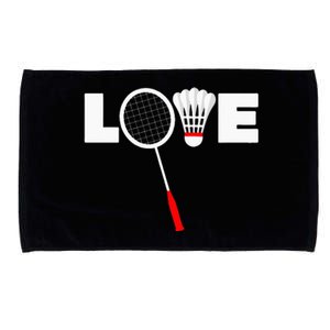 Badminton LOVE Microfiber Hand Towel