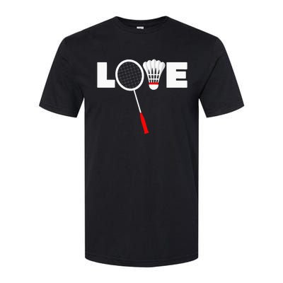 Badminton LOVE Softstyle CVC T-Shirt