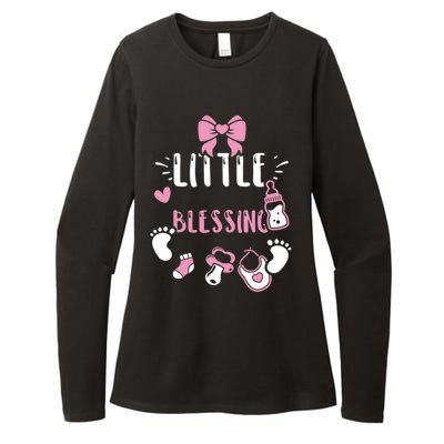 Baby: Little Blessing Cute Gift Sayings Gift Womens CVC Long Sleeve Shirt