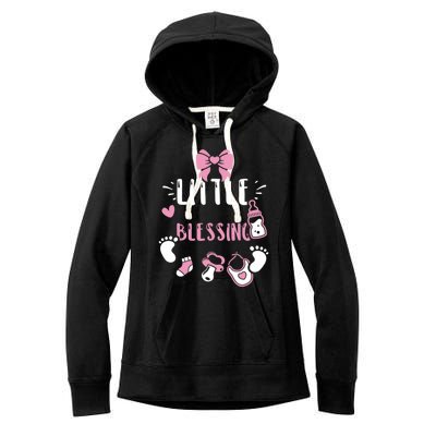 Baby: Little Blessing Cute Gift Sayings Gift Women's Fleece Hoodie