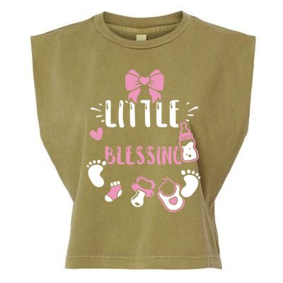 Baby: Little Blessing Cute Gift Sayings Gift Garment-Dyed Women's Muscle Tee