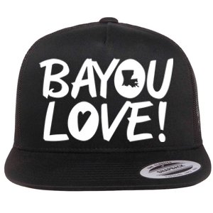 Bayou Love Flat Bill Trucker Hat