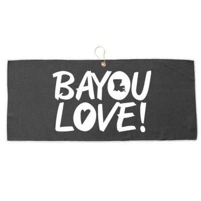 Bayou Love Large Microfiber Waffle Golf Towel