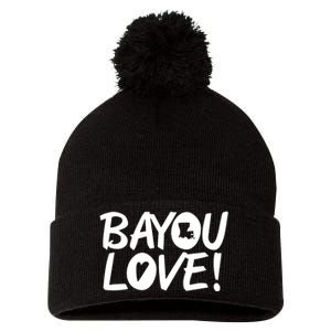 Bayou Love Pom Pom 12in Knit Beanie