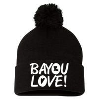 Bayou Love Pom Pom 12in Knit Beanie