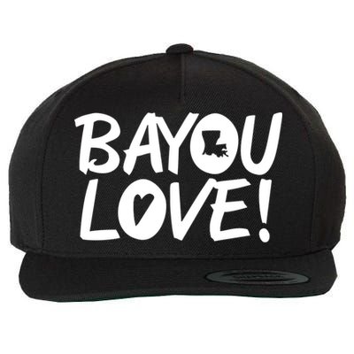 Bayou Love Wool Snapback Cap