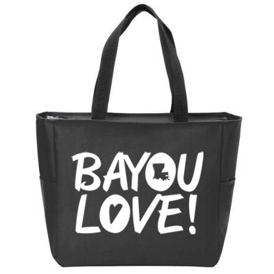 Bayou Love Zip Tote Bag