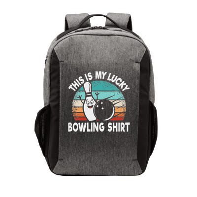 Bowling Lover Bowler This Is My Lucky Bowling Vector Backpack