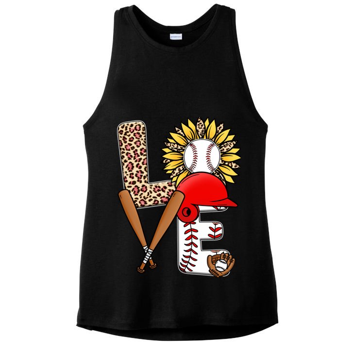 Baseball | Love Baseball Ladies PosiCharge Tri-Blend Wicking Tank