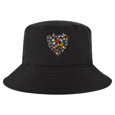 Birds Love Bird Watching Birder Nerd Wildlife Birdwatcher Cool Comfort Performance Bucket Hat