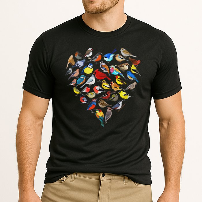 Birds Love Bird Watching Birder Nerd Wildlife Birdwatcher Cooling Performance Crew T-Shirt