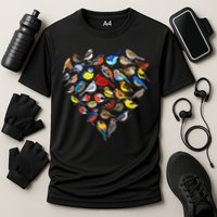 Birds Love Bird Watching Birder Nerd Wildlife Birdwatcher Cooling Performance Crew T-Shirt