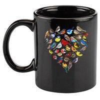 Birds Love Bird Watching Birder Nerd Wildlife Birdwatcher 11oz C Handle Ceramic Mug
