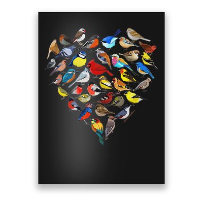 Birds Love Bird Watching Birder Nerd Wildlife Birdwatcher Poster