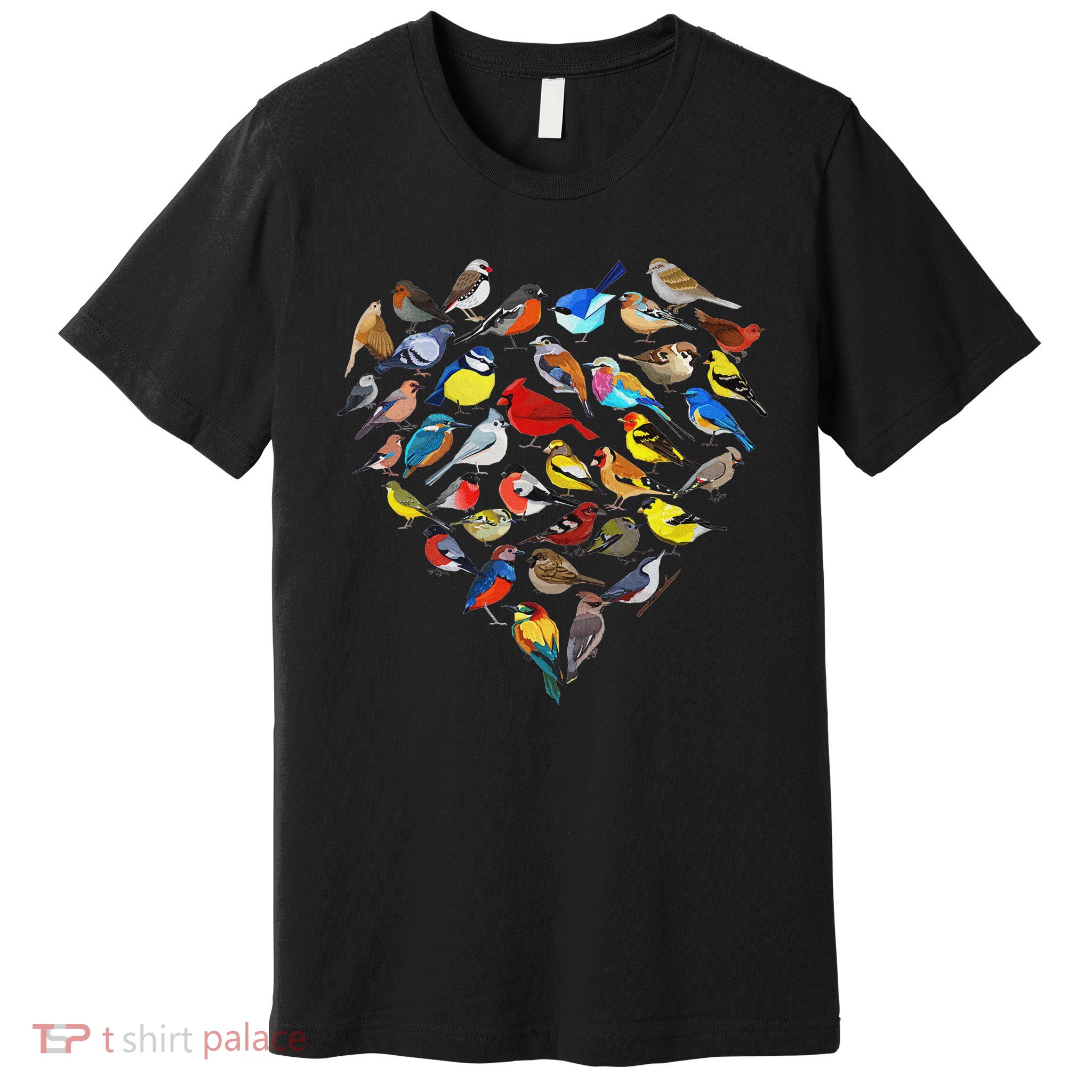 Birds Love Bird Watching Birder Nerd Wildlife Birdwatcher Premium T-Shirt