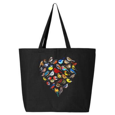Birds Love Bird Watching Birder Nerd Wildlife Birdwatcher 25L Jumbo Tote