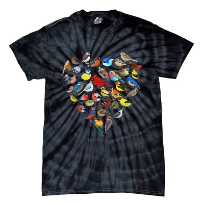 Birds Love Bird Watching Birder Nerd Wildlife Birdwatcher Tie-Dye T-Shirt