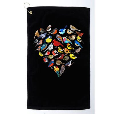 Birds Love Bird Watching Birder Nerd Wildlife Birdwatcher Golf Towel
