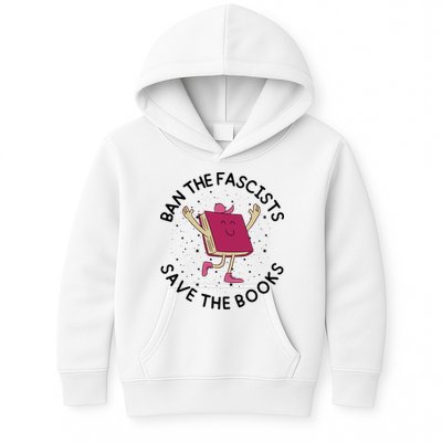 Book Lover Ban The Fascists Save The Books Bookworms Kids Hoodie