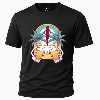 Beer Lover Beach Paradise Performance Shirt