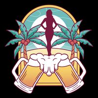 Beer Lover Beach Paradise Cooling Performance Crew T-Shirt