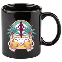 Beer Lover Beach Paradise 11oz C Handle Ceramic Mug
