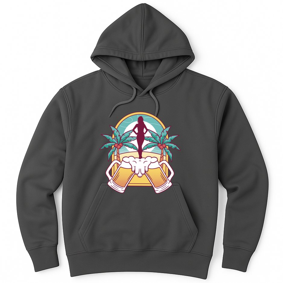 Beer Lover Beach Paradise Hoodie