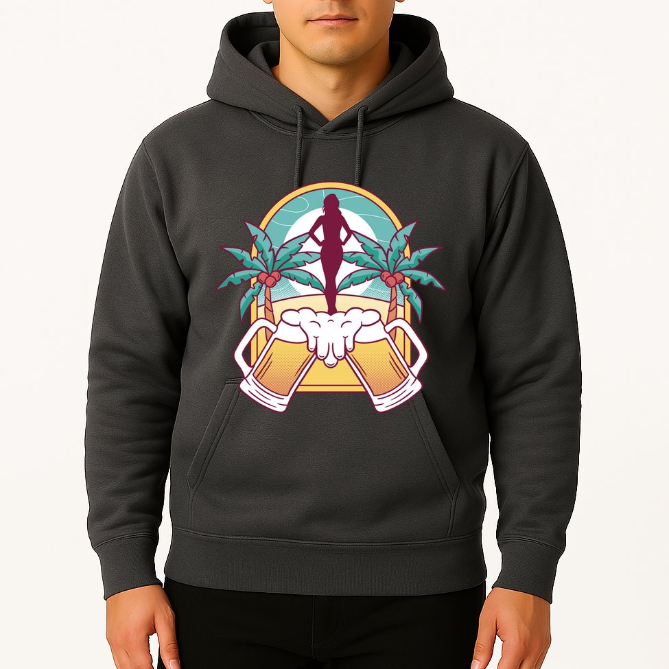 Beer Lover Beach Paradise Hoodie