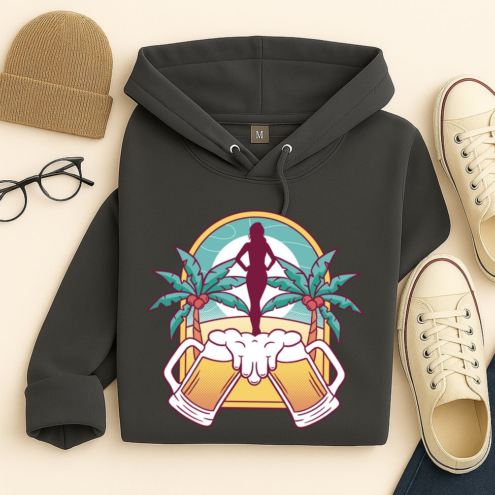 Beer Lover Beach Paradise Hoodie