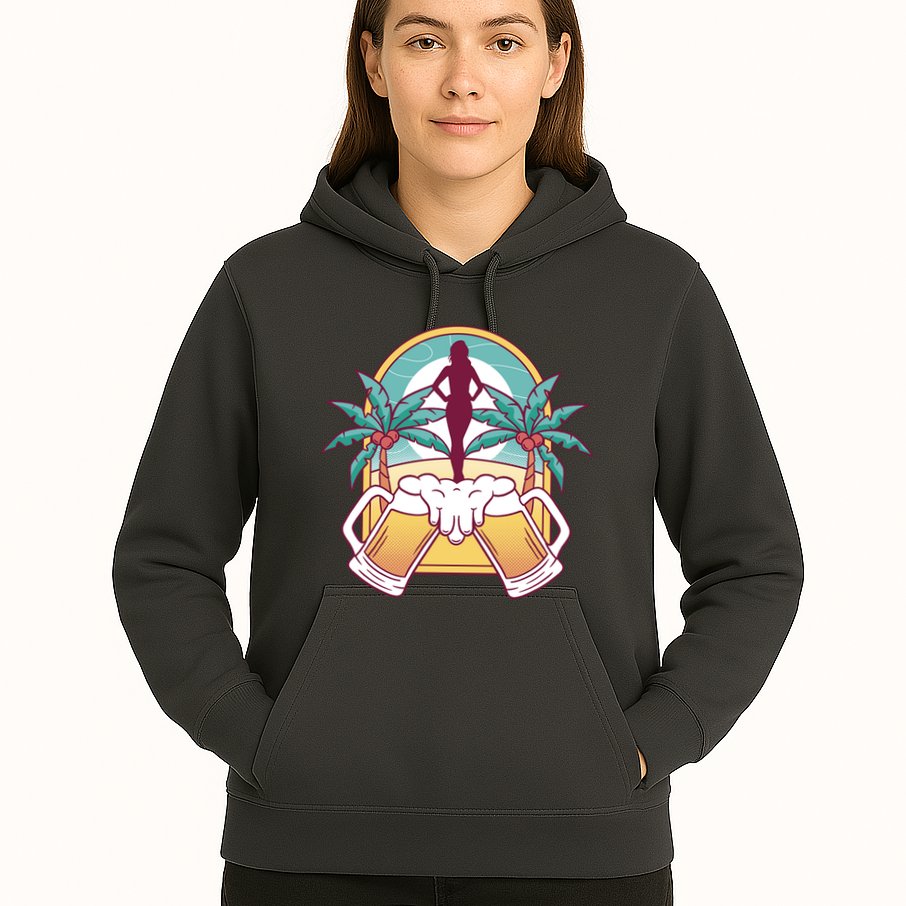 Beer Lover Beach Paradise Hoodie