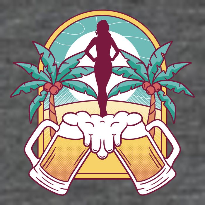 Beer Lover Beach Paradise Hoodie