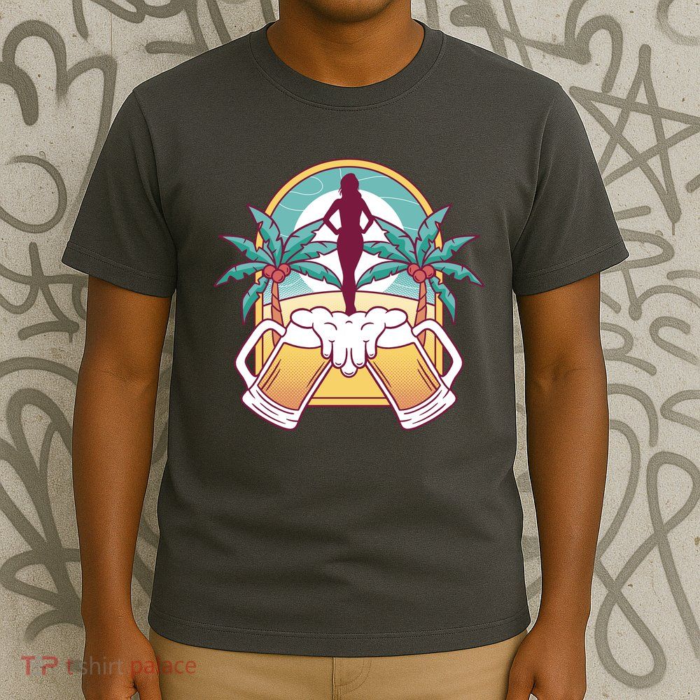 Beer Lover Beach Paradise T-Shirt