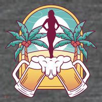 Beer Lover Beach Paradise Flatbill Hat
