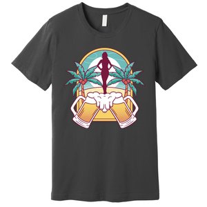 Beer Lover Beach Paradise Premium T-Shirt