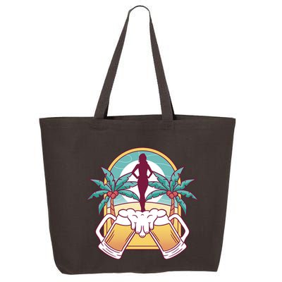 Beer Lover Beach Paradise 25L Jumbo Tote