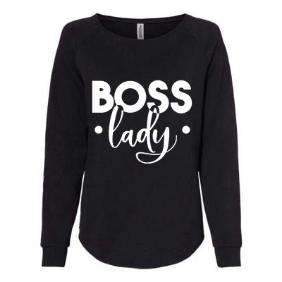 Boss Lady Womens California Wash Sweatshirt