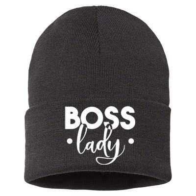 Boss Lady Sustainable Knit Beanie