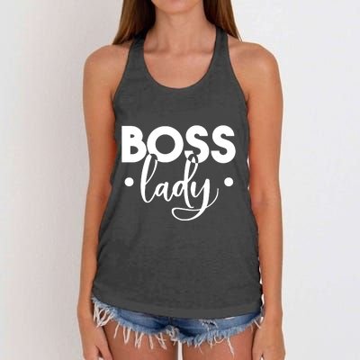 Boss Lady Women's Knotted Racerback Tank