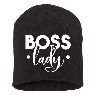 Boss Lady Short Acrylic Beanie