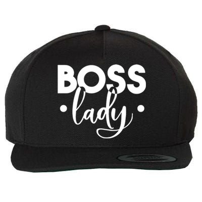 Boss Lady Wool Snapback Cap