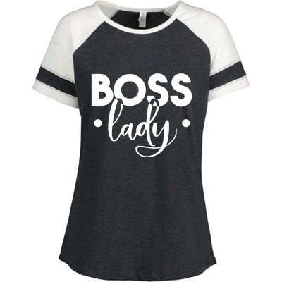 Boss Lady Enza Ladies Jersey Colorblock Tee