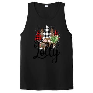 Blessed Lolly Christmas Truck Grandma Gift PosiCharge Competitor Tank