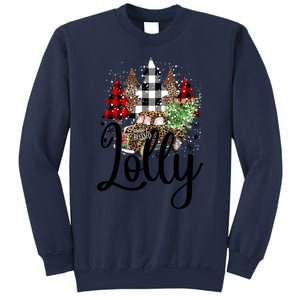 Blessed Lolly Christmas Truck Grandma Gift Sweatshirt